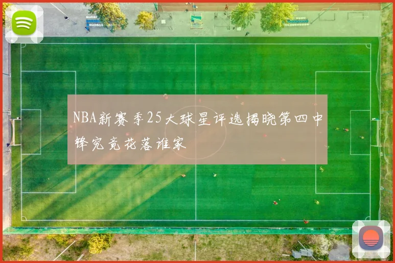 NBA新赛季25大球星评选揭晓第四中锋究竟花落谁家