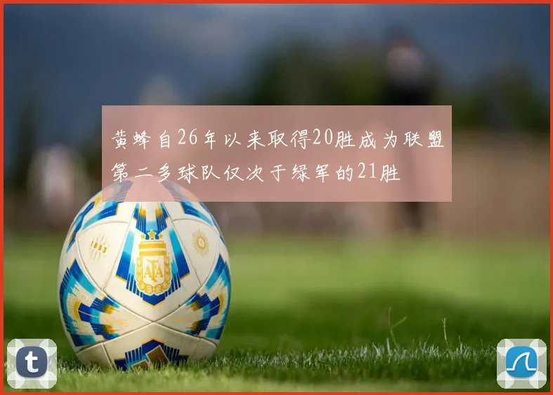 黄蜂自26年以来取得20胜成为联盟第二多球队仅次于绿军的21胜